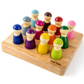 Tiny Pegs Multi Colour Sorting Board